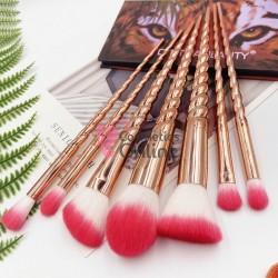 Pensule de Make-up  7 bucati Rose Gold Profesionale MKB17